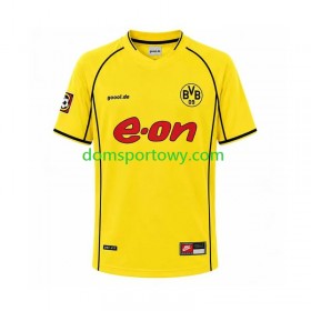 Koszulka Borussia Dortmund Retro Domowe Koszulki Piłkarskie 2002 Krótki Rękaw
